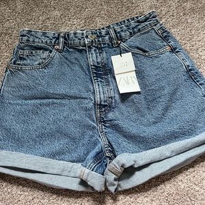 Zara Denim Mom Shorts